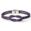 Bracelet en corde moderne à nœud élégant multi-couches pour hommes et femmes