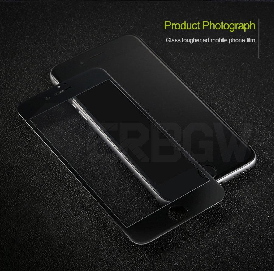 Verre trempé incurvé 9D pour iPhone 7/8 Plus