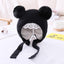 Handmade Modern Trend Winter Knitted Baby Hat with Double Pompoms
