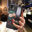 Cartoon Cat Wrist Strap Phone Case for iPhone