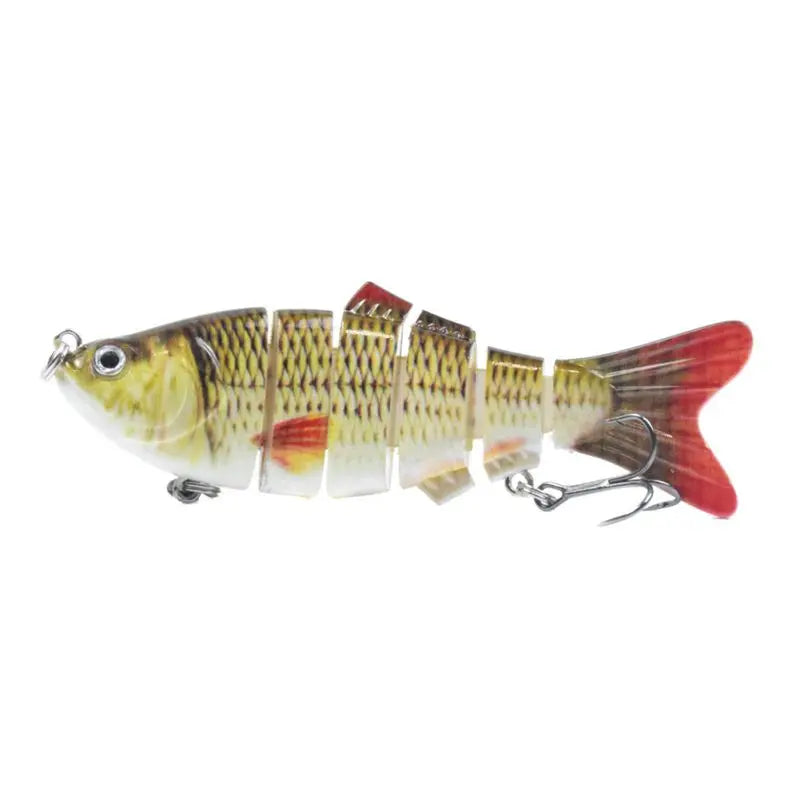 10cm 16.5g Multi-section Lure With Ring Beads Simulation Luya Multi-section Lure Submerged Bionic 6-section Lure - Korvel