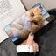 Cute Cat Black Phone Case for iPhone - Slim Fit Silicone Cover