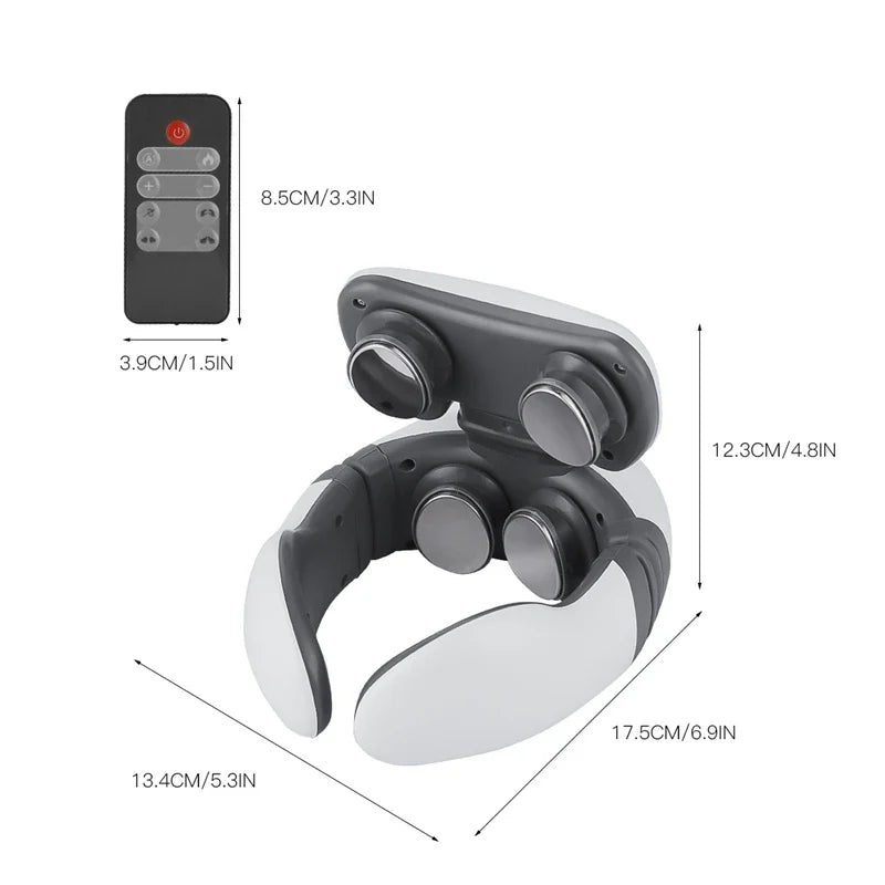 Massager de Cou à Vibration par Pulsation Magnétique