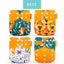 4PCS Eco-friendly Adjustable Cloth Diapers Set for Babies