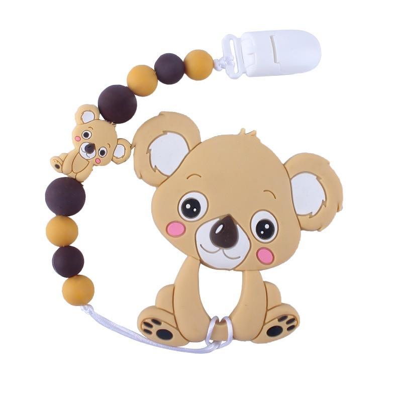 Baby Silicone Koala Panda Teether Toy - Unique Comfort Design