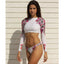 Ensemble de Maillots de Bain à Manches Longues Premium