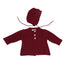 Combinaison Tricotée de Style Rétro pour Fille Bébé