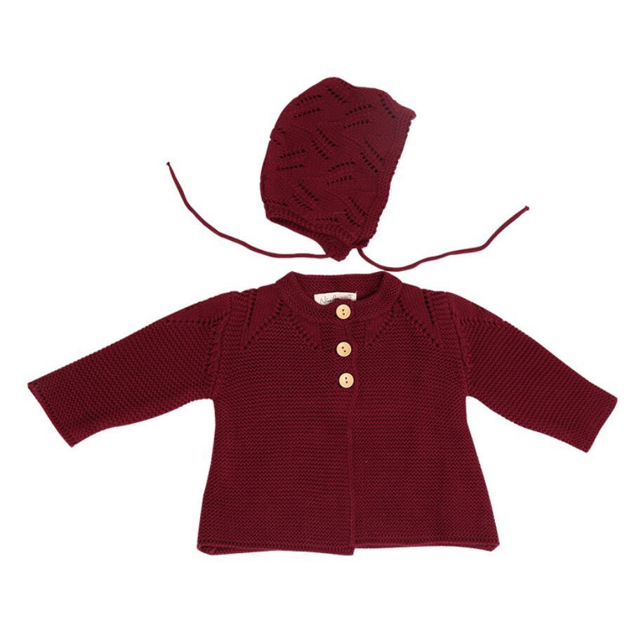 Combinaison Tricotée de Style Rétro pour Fille Bébé