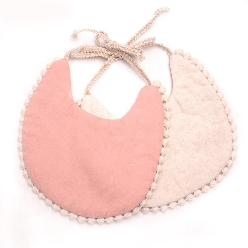 Double-Deck Infant Bibs - Stylish Cotton Linen for Toddlers