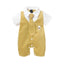 Combinaison de Luxe Moderne pour Bébé - Combinaison à Manches Courtes pour Garçons