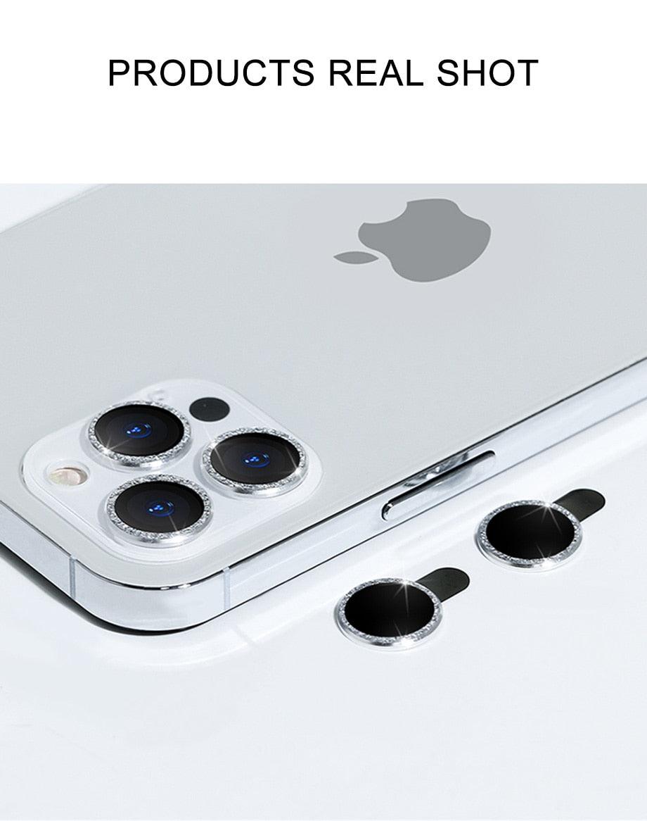 Glitter Diamond Camera Lens Protector for iPhone