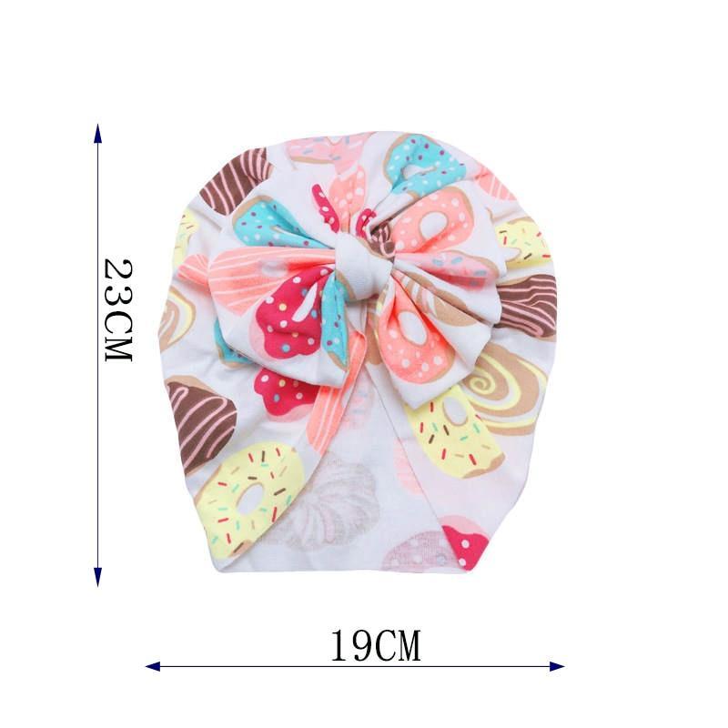Chapeau Élégant en Fleurs pour Filles - Bonnet Turban pour Tout-Petits