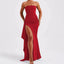 Elegant High Rise Split Maxi Dress