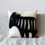 Coussin en Laine Feutrée Zebra
