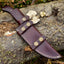 Premium Custom 4.5-Inch Damascus Steel Skinning Knife with G10 Grip - Korvel