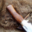 Premium Custom Hunting Bowie Knife - 12" D2 Steel Blade & Rosewood Handle - Korvel