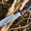 Premium Custom Damascus Steel Tanto Tactical Knife - Perfect for Survival and Outdoor Adventures | KBS Knives - Korvel