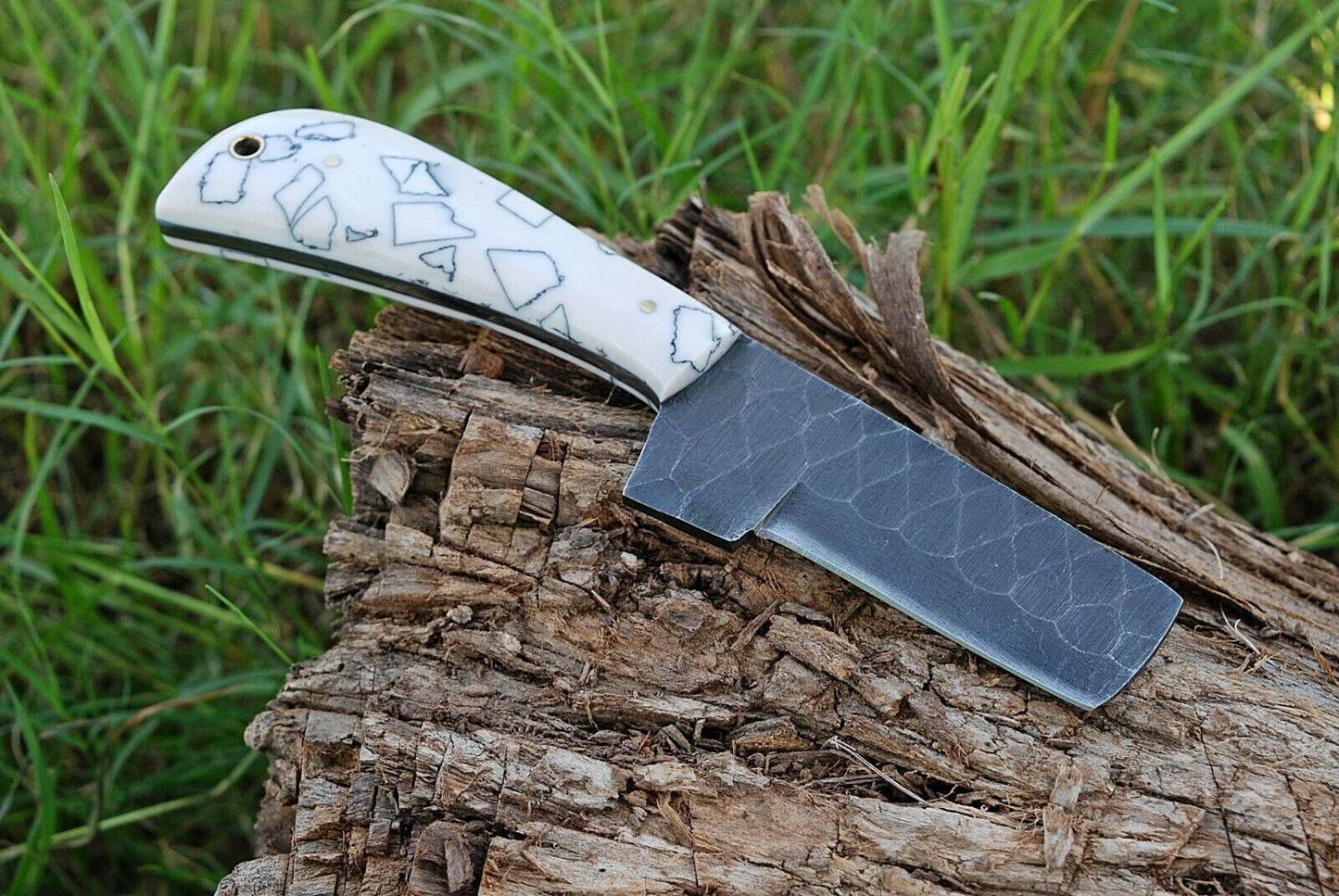 Handcrafted Cowboy Bull Cutter Knife – 4" J2 Steel Blade for Precision - Korvel
