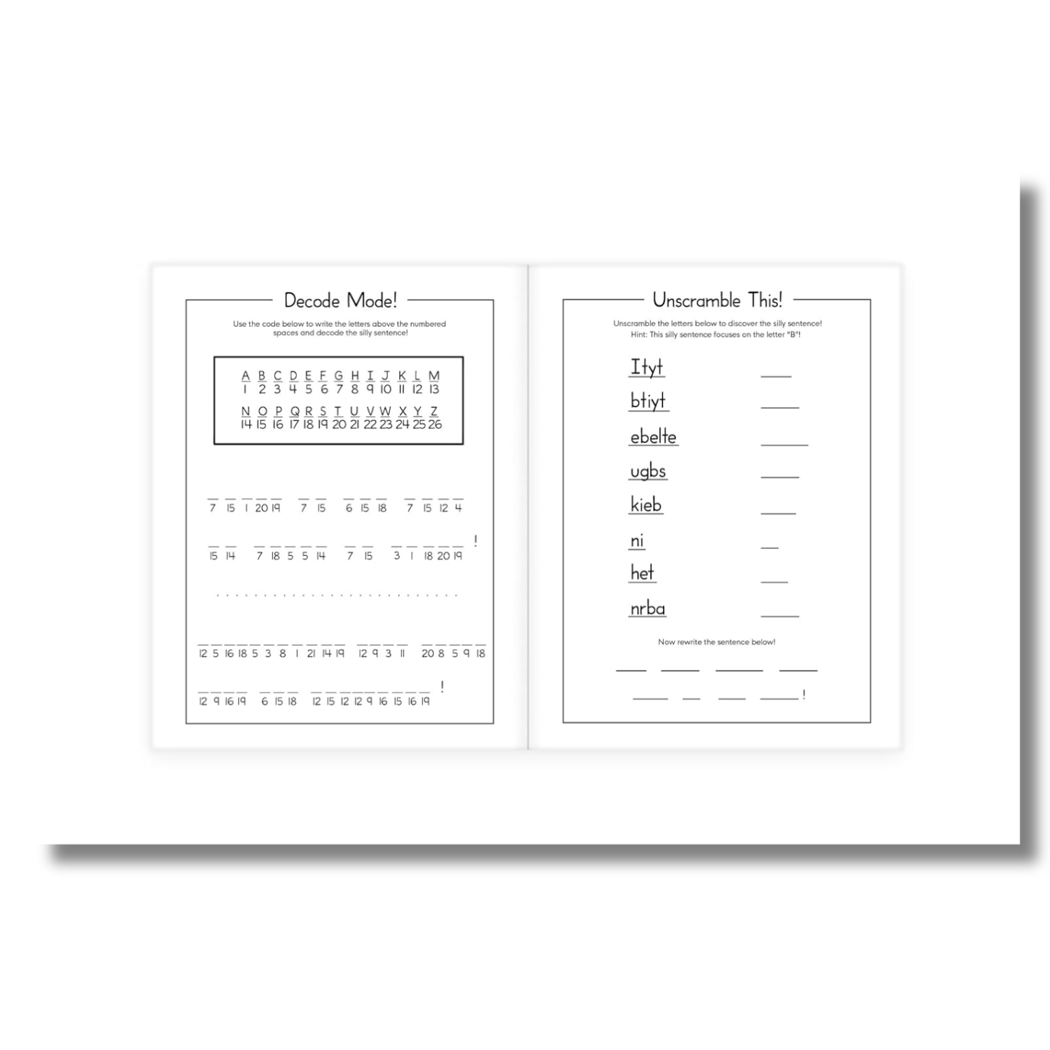 Fun Handwriting Workbook for Kids: Silly Sentences & Creative Writing Practice for Grades K-4 (Spiral Bound) - Korvel