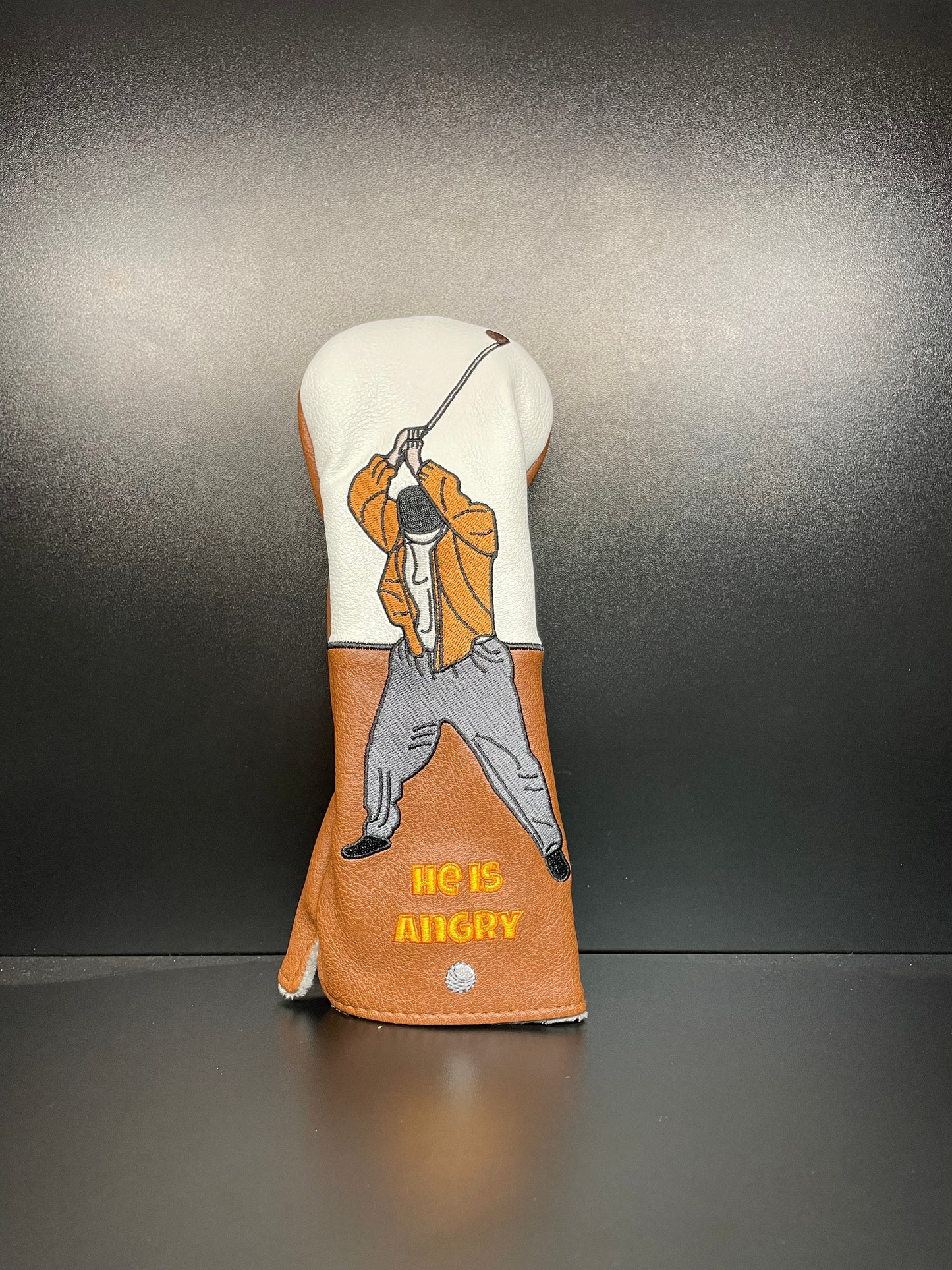 Funda de palo de golf Happy Gilmore con expresión enojada