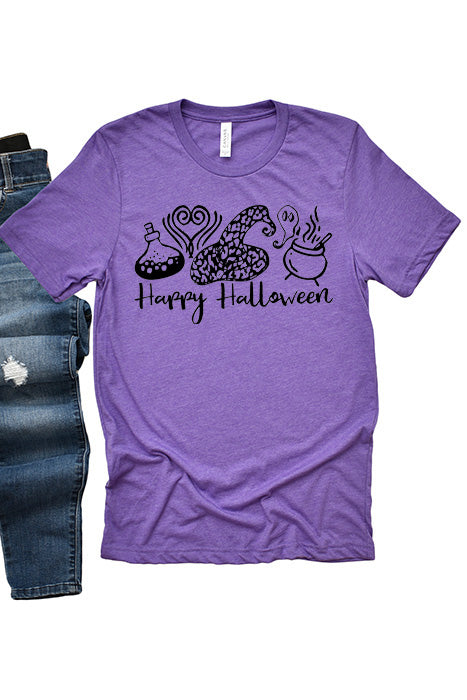 Happy Halloween Unisex T-Shirt - Korvel