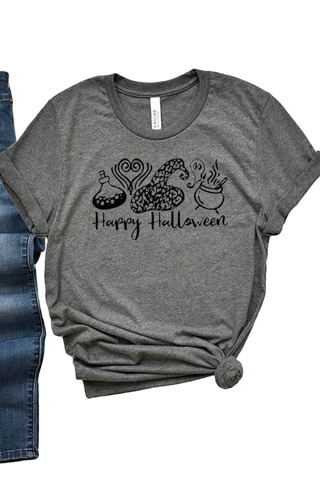 Happy Halloween Unisex T-Shirt - Korvel