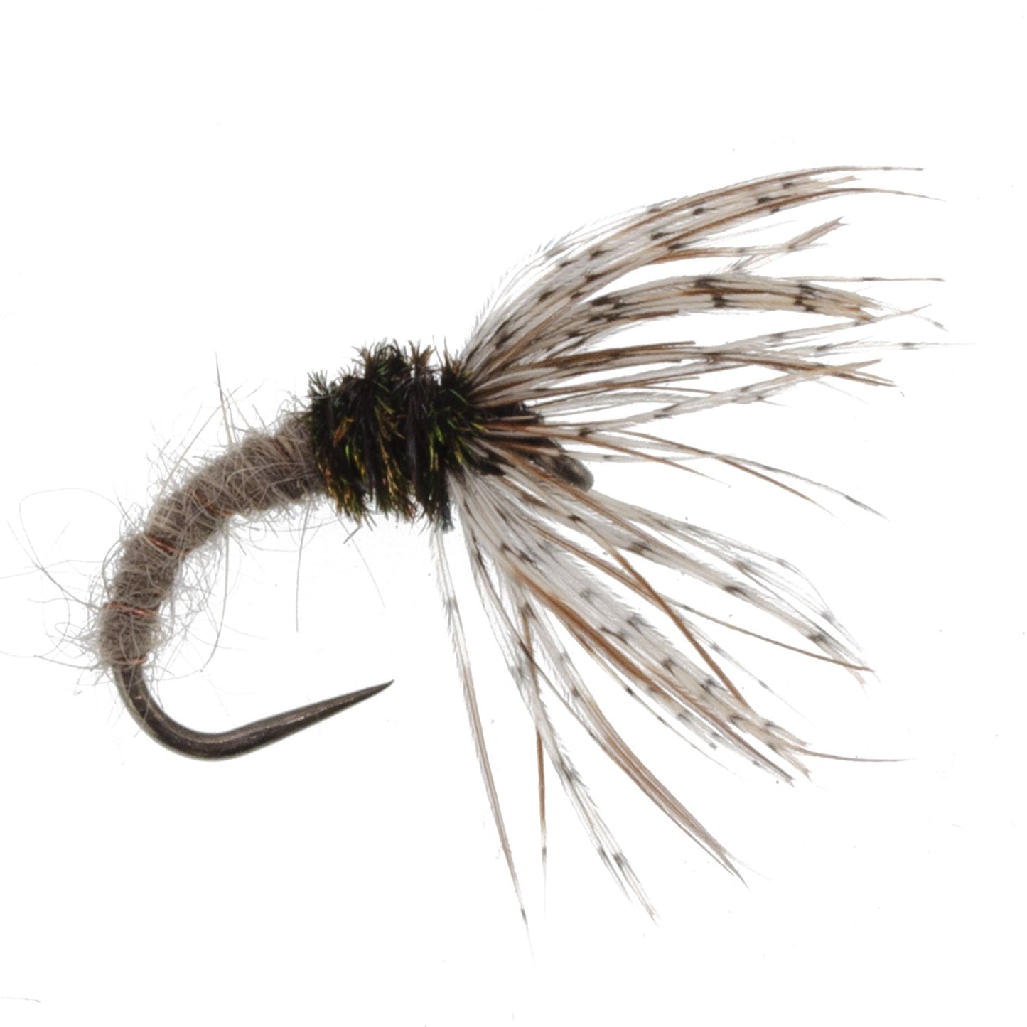 Premium Hares Ear Sakasa Kebari - 12 Size 12 Tenkara Flies - Korvel