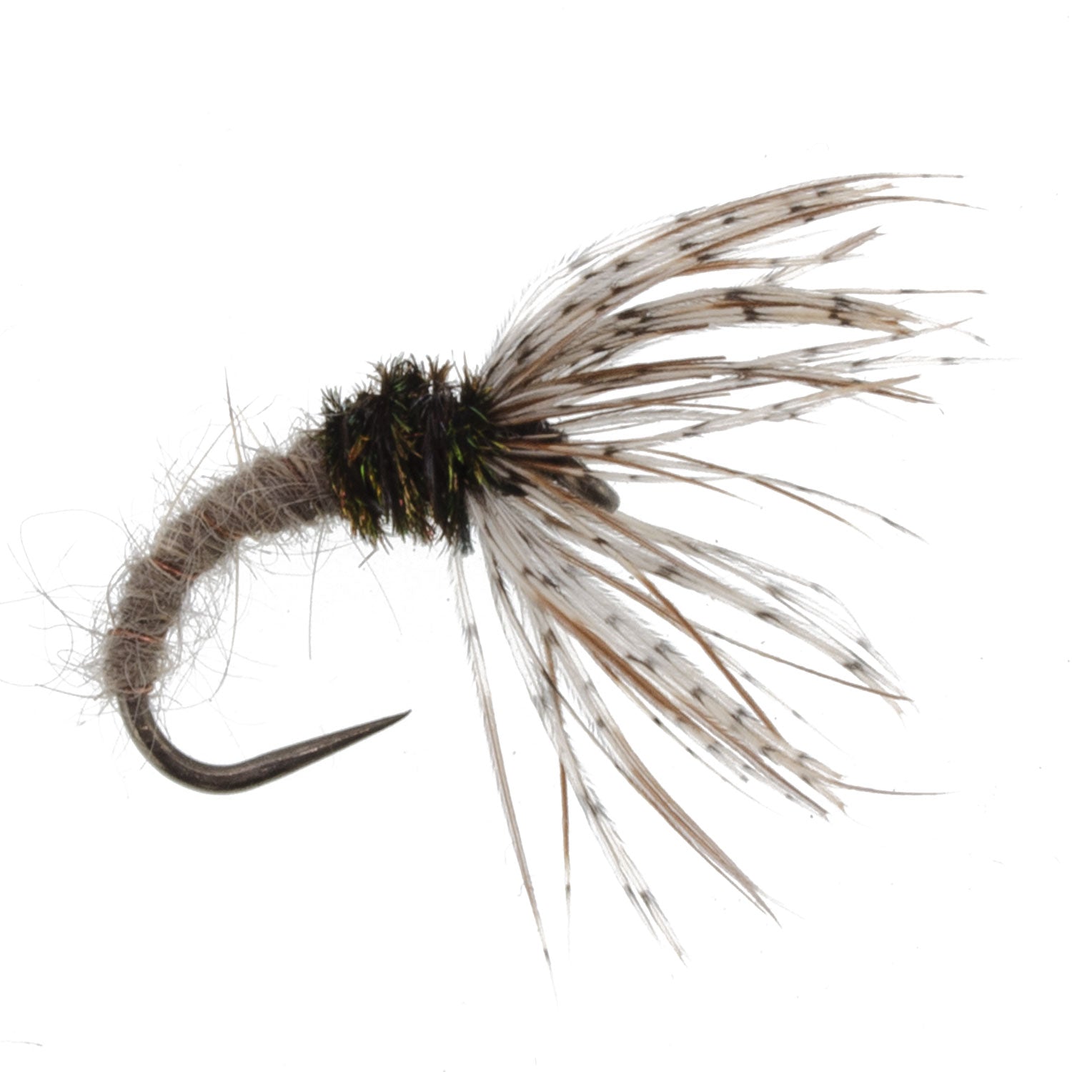 Premium Hares Ear Sakasa Kebari - 12 Size 12 Tenkara Flies - Korvel