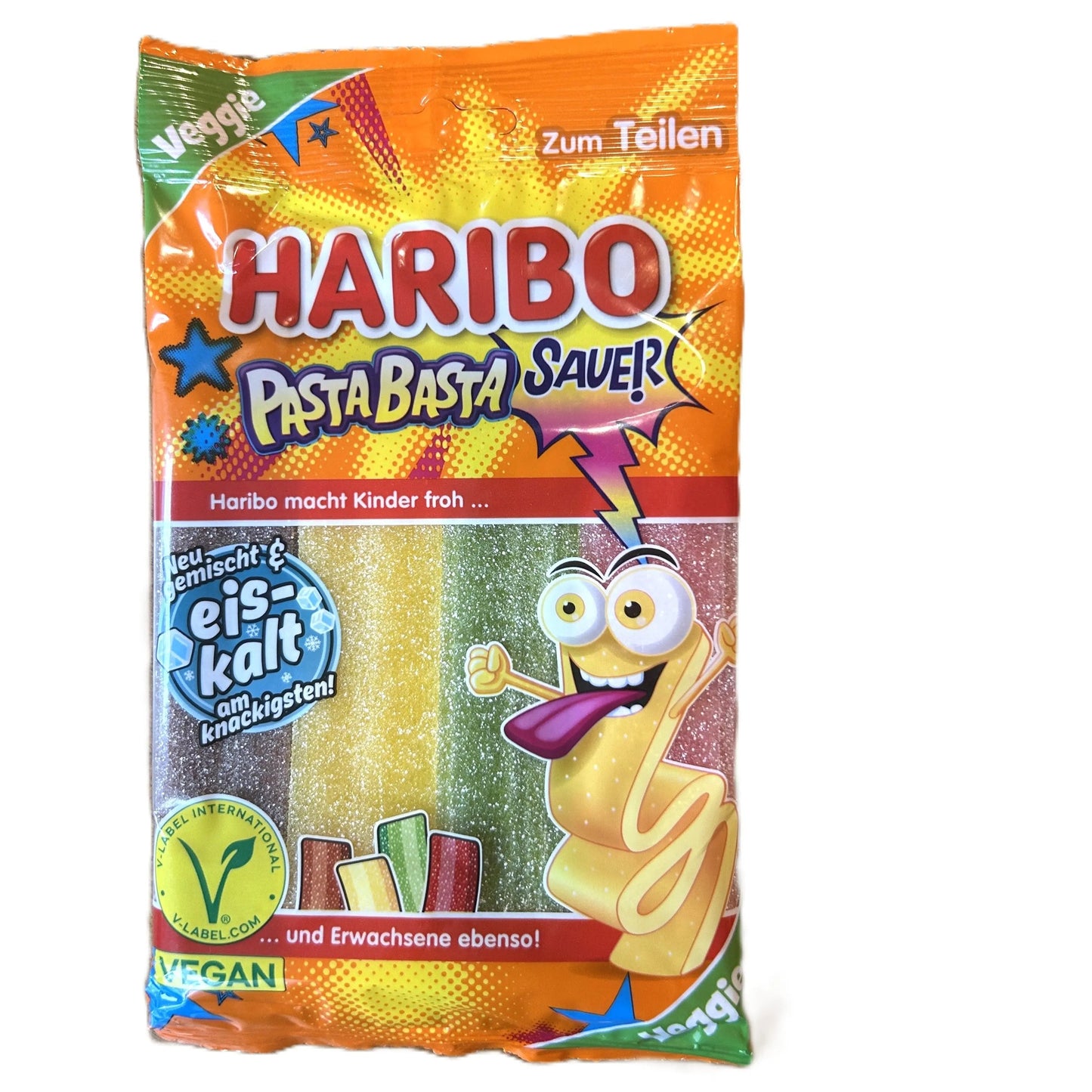 Haribo Pasta Basta Sauer – Vegan Sour Candy Belts