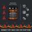Brimstone Inferno - Sauce Tahini Extra Piquante et Poivrons Rouges Rôtis (9oz)