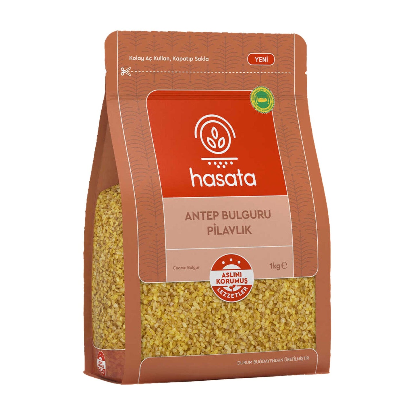Bulgur grueso Hasata 1 kg (35,3 oz) – Trigo partido abundante