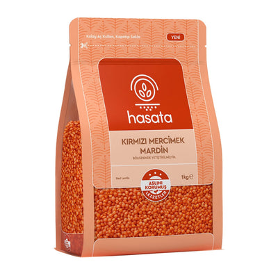 Lentejas Rojas Hasata 1 kg (35,3 oz) – Lentejas partidas premium