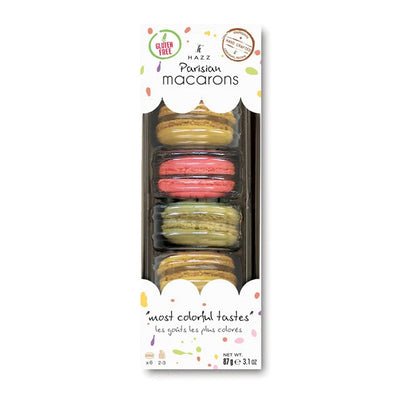 Hazz Macaron Pistachio, Banana & Strawberry 87 g (3.1 oz) – Elegant French Assortment