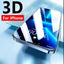 Protecteur d'écran en verre trempé 3D 2PCS pour modèles d'iPhone