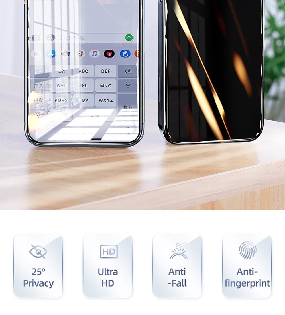 Protecteur d'écran en verre trempé premium pour iPhone
