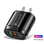 Chargeur USB Universel Rapide avec Technologie de Charge Rapide