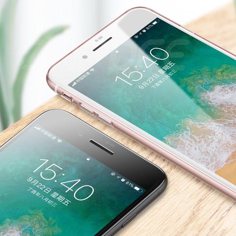 Verre protecteur intégral 11D pour modèles d'iPhone