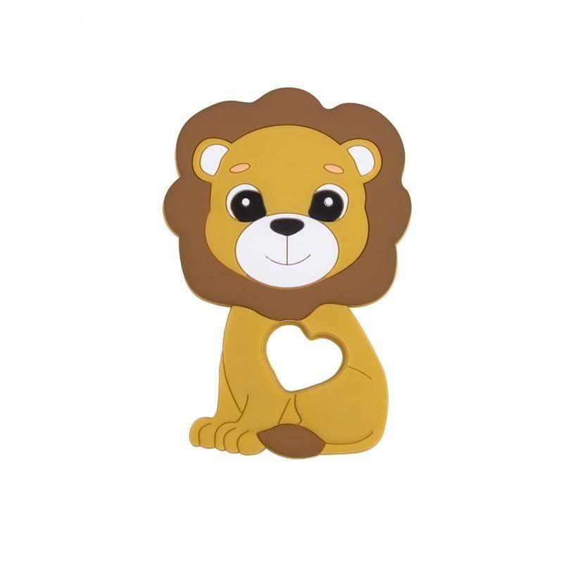 BPA Free Silicone Teether - Cartoon Animal Design