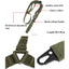 Tactical One Point Gun Sling Military Strap Airsoft Rifle Slings Paintball Shooting Hunting Accessories Single Point Gun Rope - Korvel