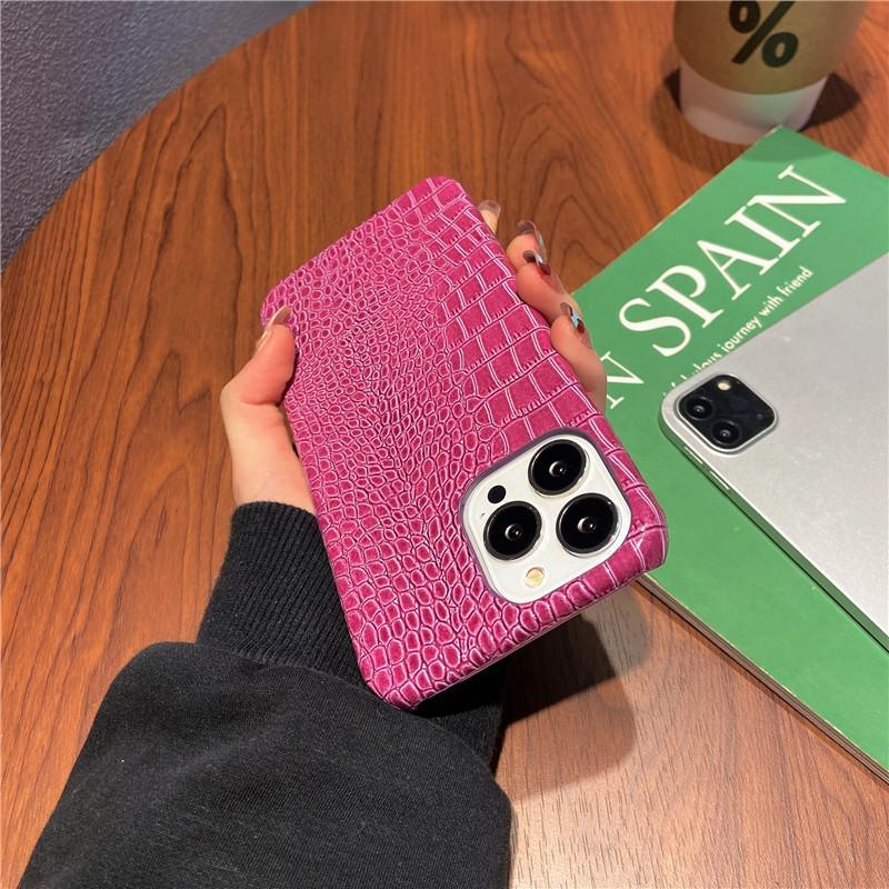 Coque en cuir véritable pour iPhone 13 Pro - Design de luxe