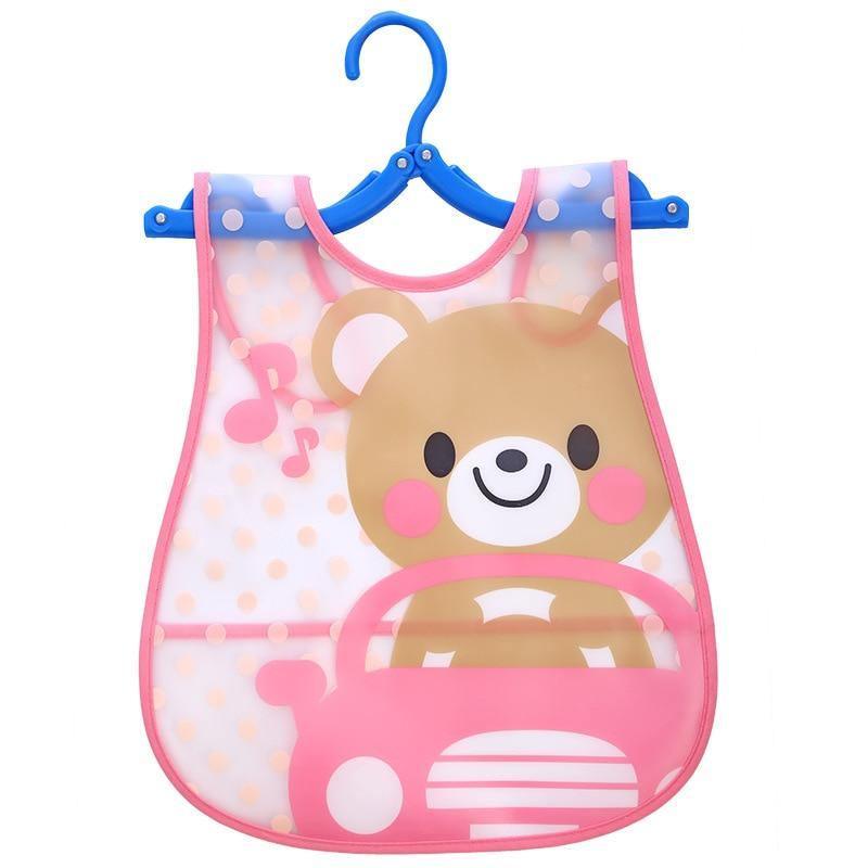 Bavoirs en Cartoon Ajustables pour Bébé - Tissu Imperméable