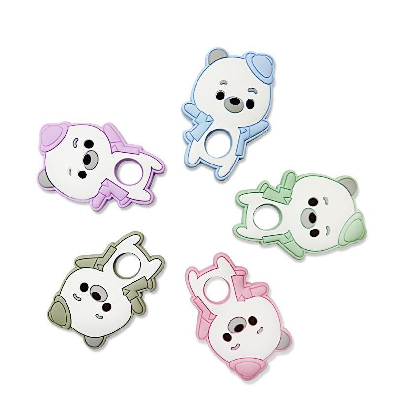 Silicone Bear Teether for Infants - Safe and Fun