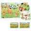 60-Piece Cartoon Animal Wooden Puzzle for Kids - Educational Fun Toy - Korvel