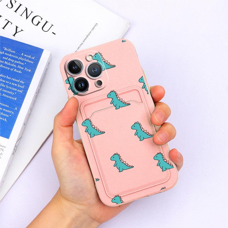 Coque de portefeuille en silicone charmante pour iPhone 13 Pro Max