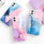 Coque de téléphone en marbre crack mat de luxe pour modèles d'iPhone