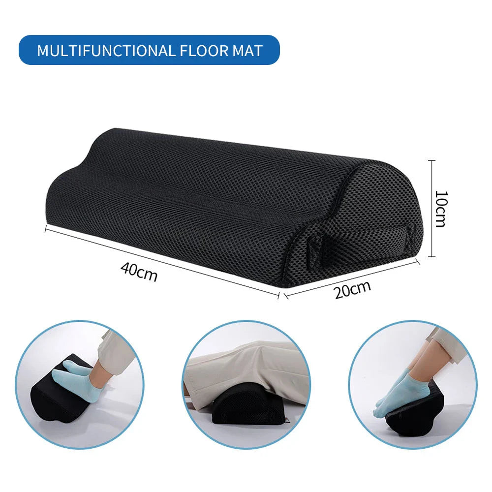 Ergonomic Feet Cushion Support Foot Rest Under Desk Feet Stool Pillow for Home Computer Work Chair Travel Footrest Massage - Korvel
