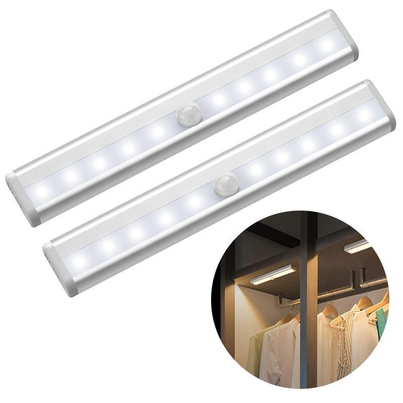 STEVVEX Motion Sensor LED Night Light for Cabinets and Wardrobes