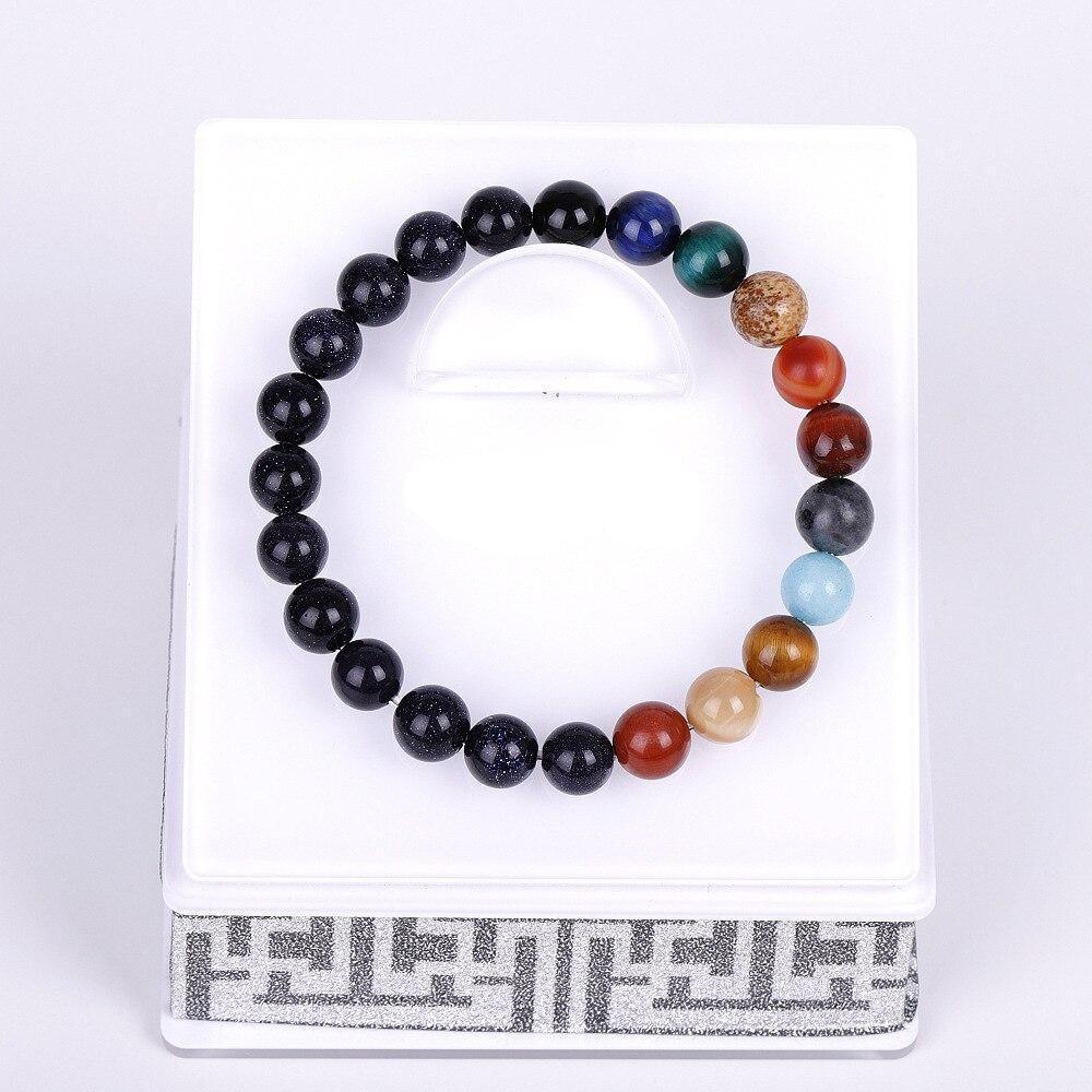 Galaxy Solar System Bracelet - Natural Stone Jewelry