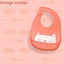 Bib de bebé de silicona ajustable con gran bolsillo - Impermeable y suave