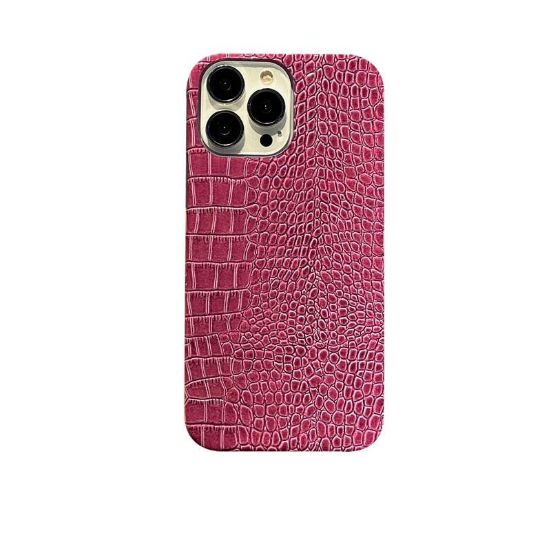 Coque en cuir véritable pour iPhone 13 Pro - Design de luxe